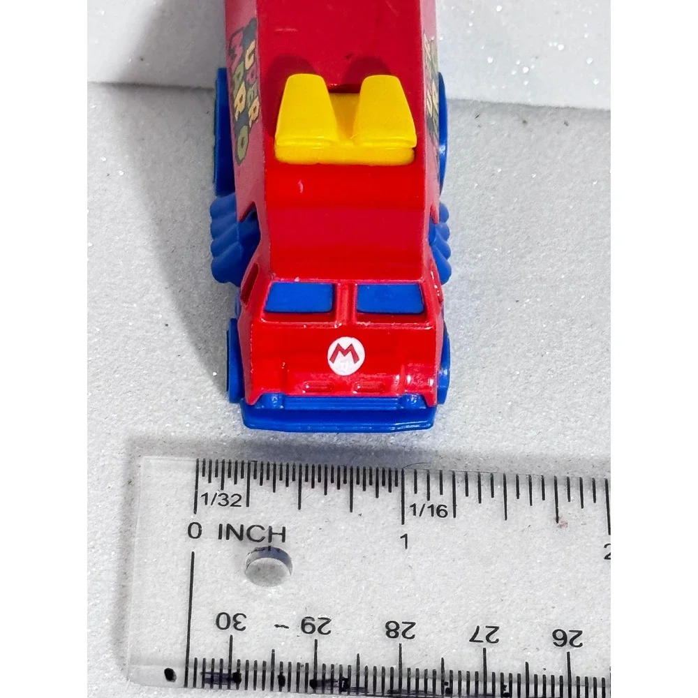 Hot Wheels Super Mario Bros Cool One Van Red Blue Diecast Car 2004 Mattel